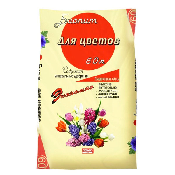 Грунт Биопит Для цветов 60л